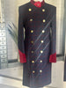 IN STOCK: UNIQUE NAVY TWEED DRESS COAT