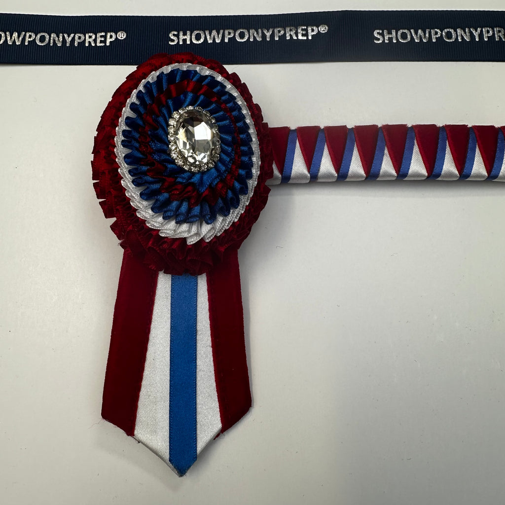 12.5” Red, White & Blue Browband