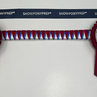 12.5” Red, White & Blue Browband