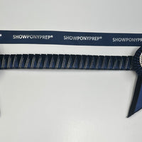 13” Navy & Gold Browband