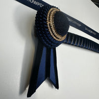 13” Navy & Gold Browband