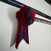 13” Navy, Red & Gold Browband