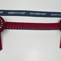 13” Red & Navy Browband