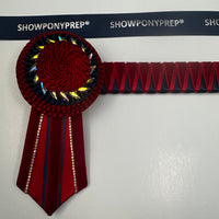 13” Red & Navy Browband