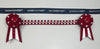 13” Red, White & Silver Browband