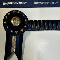 13.5” Navy & Gold Browband