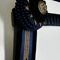 13.5” Navy & Gold Browband