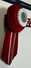 13.5” Red & White Browband