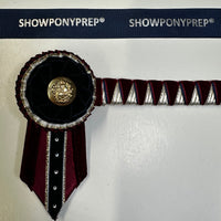 13.5” Navy, Red & Silver Browband