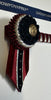 13.5” Navy, Red & Silver Browband