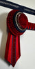 13.5”Red & Navy Browband