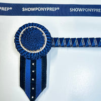 13.5” Navy, Blue & Gold Browband