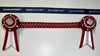 13.5” Red, White & Silver Browband