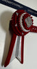 13.5” Red, White & Silver Browband