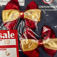 Bows - Red & Gold