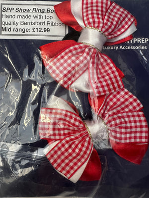 Bows - Red & White GIngham