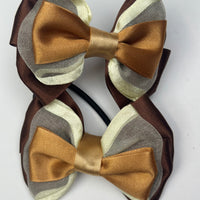 Bows - Brown & Gold