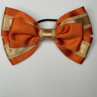 Junior Bow - Orange & Gold