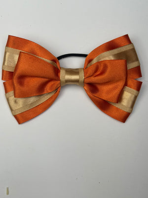 Junior Bow - Orange & Gold