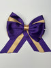 Junior Bow - Purple & Yellow