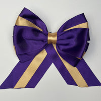 Junior Bow - Purple & Yellow