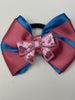 Junior Bow - Pink & Blue