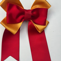 Junior Bow - Red & Yellow