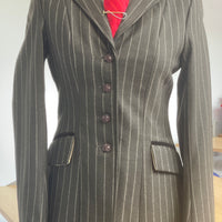 TWO IN STOCK: Princess Cut Brown pinstripe tweed (Size 8 & Size 10-12)