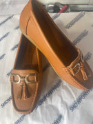 SALE SHOES - Comfort loafers (D camel snaffle)