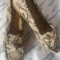 SALE SHOES - Comfort loafers (SNAKE CREAM)