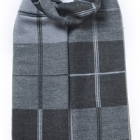 Mens Cashmere scarf - Check Pattern