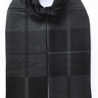 Mens Cashmere scarf - Check Pattern