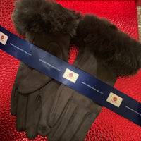 Luxury SPP faux fur trim gloves