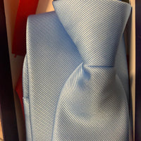 Pale blue zip tie