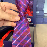 Purple zip tie